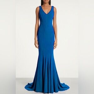 ZAC Zac Posen Ronnie Gown in Blue